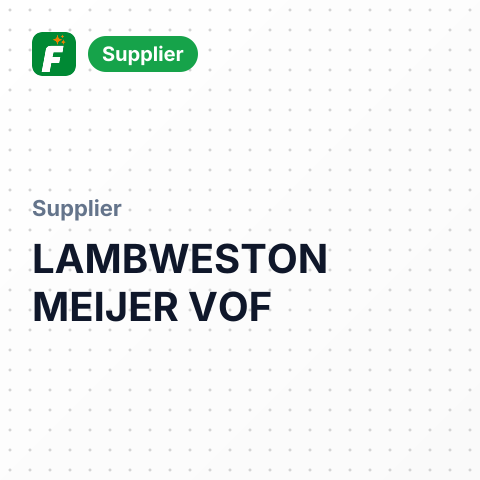 LAMBWESTON MEIJER VOF – summary card, no photo uploaded yet