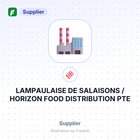 LAMPAULAISE DE SALAISONS / HORIZON FOOD DISTRIBUTION PTE – summary card, no photo uploaded yet