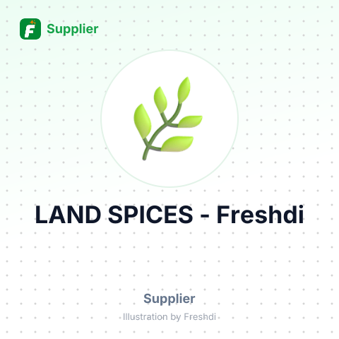 LAND SPICES – summary card, no photo uploaded yet