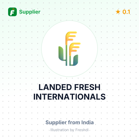 LANDED FRESH INTERNATIONALS – summary card, no photo uploaded yet