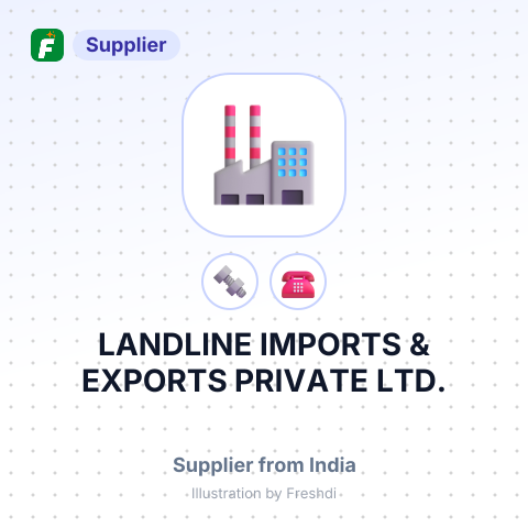 LANDLINE IMPORTS & EXPORTS PRIVATE LTD. – summary card, no photo uploaded yet