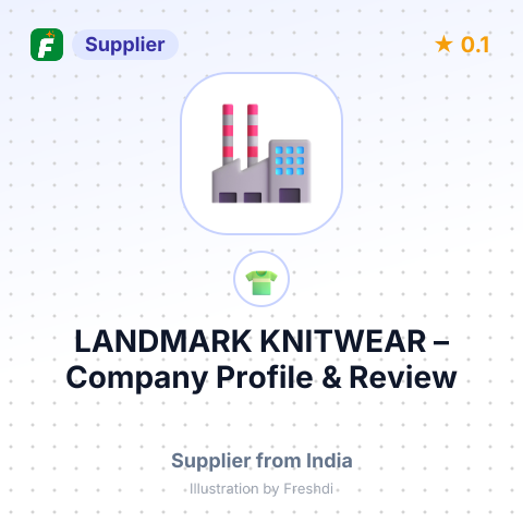 LANDMARK KNITWEAR – summary card, no photo uploaded yet