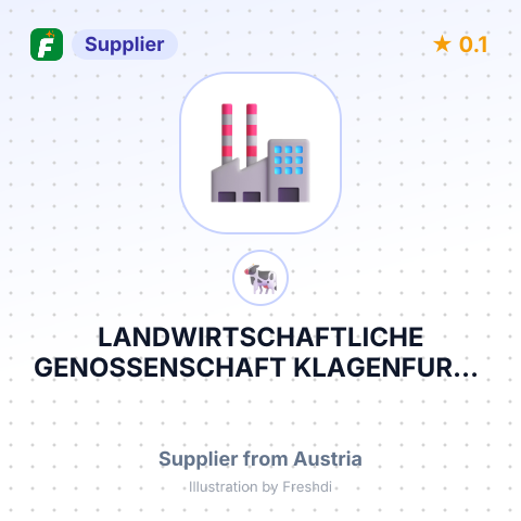 LANDWIRTSCHAFTLICHE GENOSSENSCHAFT KLAGENFURT - ST. VEIT - ROSENTAL REGISTRIERTE GENOSSENSCHAFT MIT BESCHRÄNKTER HAFTUNG – summary card, no photo uploaded yet