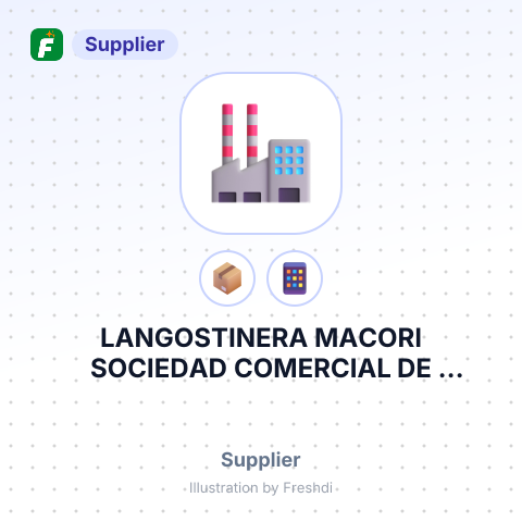 LANGOSTINERA MACORI SOCIEDAD COMERCIAL DE RESPONSABILIDAD LIMITADA - LANGOSTINERA MACORI SRL – summary card, no photo uploaded yet
