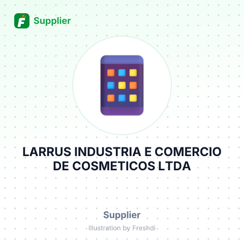 LARRUS INDUSTRIA E COMERCIO DE COSMETICOS LTDA – summary card, no photo uploaded yet