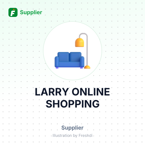 LARRY ONLINE SHOPPING – summary card, no photo uploaded yet