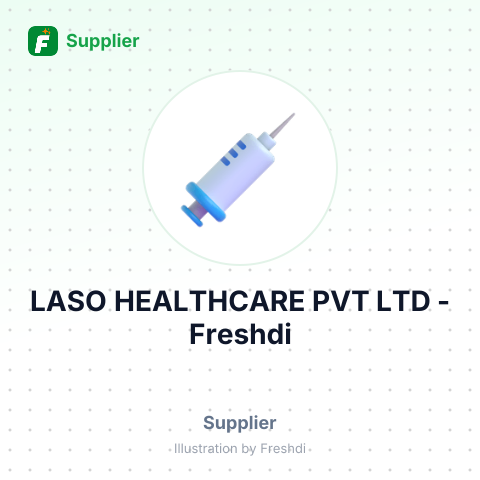LASO HEALTHCARE PVT LTD – summary card, no photo uploaded yet