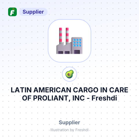 LATIN AMERICAN CARGO IN CARE OF PROLIANT, INC – summary card, no photo uploaded yet