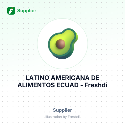 LATINO AMERICANA DE ALIMENTOS ECUAD – summary card, no photo uploaded yet
