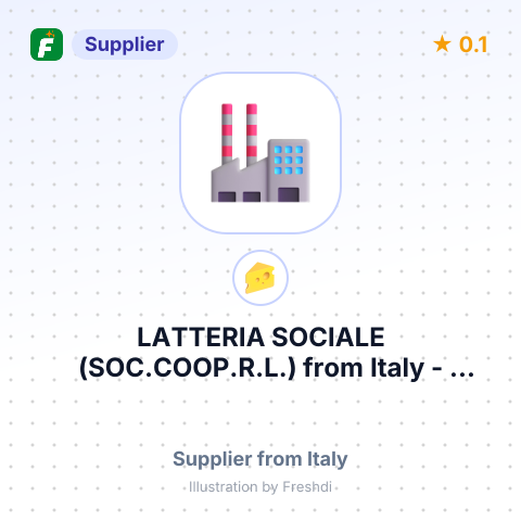 LATTERIA SOCIALE (SOC.COOP.R.L.) – summary card, no photo uploaded yet