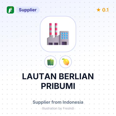 LAUTAN BERLIAN PRIBUMI – summary card, no photo uploaded yet