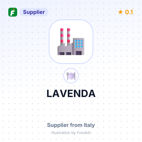 LAVENDA – summary card, no photo uploaded yet