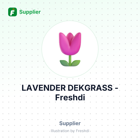 LAVENDER DEKGRASS – summary card, no photo uploaded yet