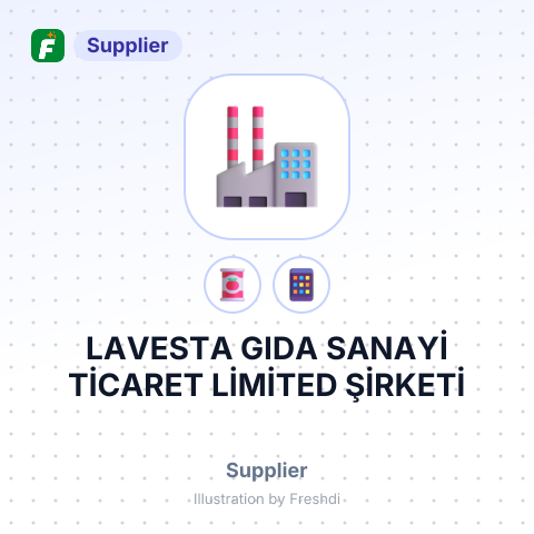 LAVESTA GIDA SANAYİ TİCARET LİMİTED ŞİRKETİ – summary card, no photo uploaded yet