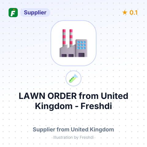 LAWN ORDER – summary card, no photo uploaded yet