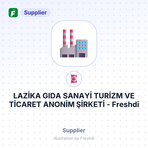 LAZİKA GIDA SANAYİ TURİZM VE TİCARET ANONİM ŞİRKETİ – summary card, no photo uploaded yet
