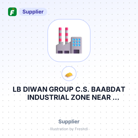LB DIWAN GROUP C.S. BAABDAT INDUSTRIAL ZONE NEAR BESANNCON LEBANON – summary card, no photo uploaded yet