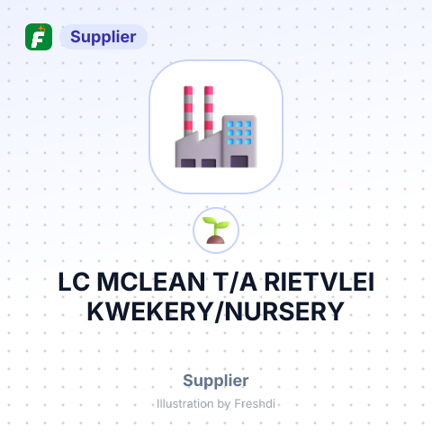 LC MCLEAN T/A RIETVLEI KWEKERY/NURSERY – summary card, no photo uploaded yet