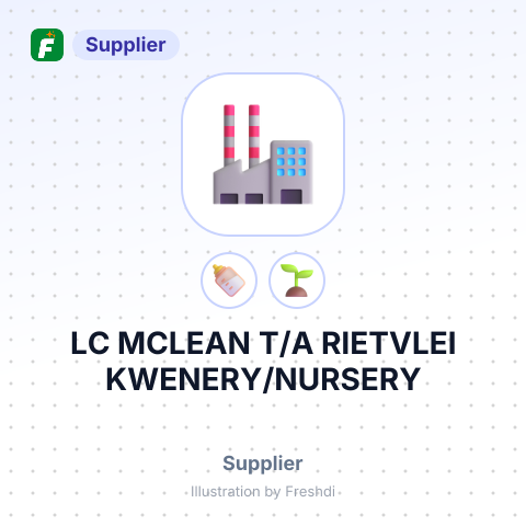 LC MCLEAN T/A RIETVLEI KWENERY/NURSERY – summary card, no photo uploaded yet