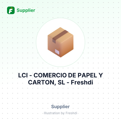 LCI - COMERCIO DE PAPEL Y CARTON, SL – summary card, no photo uploaded yet
