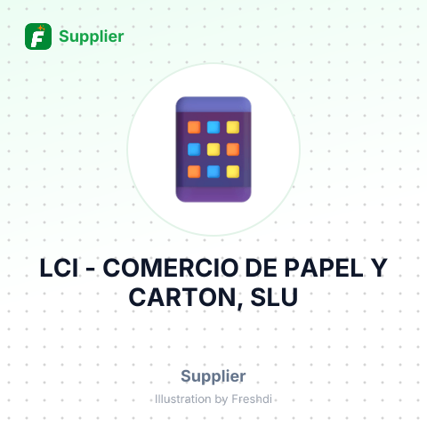 LCI - COMERCIO DE PAPEL Y CARTON, SLU – summary card, no photo uploaded yet