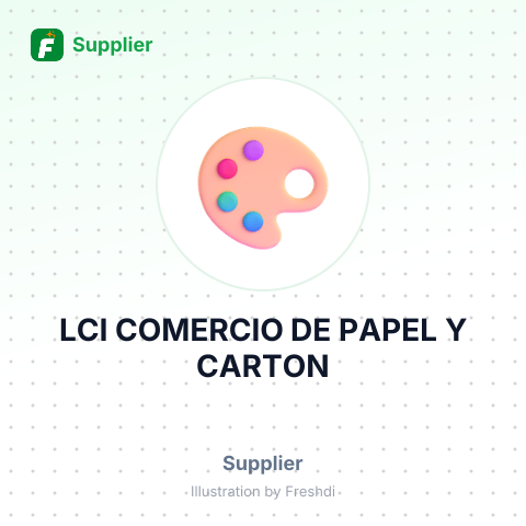 LCI COMERCIO DE PAPEL Y CARTON – summary card, no photo uploaded yet