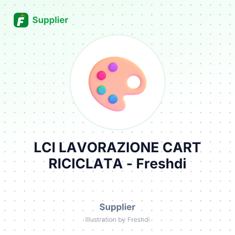 LCI LAVORAZIONE CART RICICLATA – summary card, no photo uploaded yet
