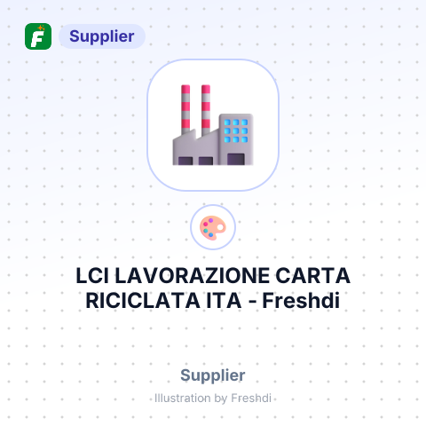 LCI LAVORAZIONE CARTA RICICLATA ITA – summary card, no photo uploaded yet