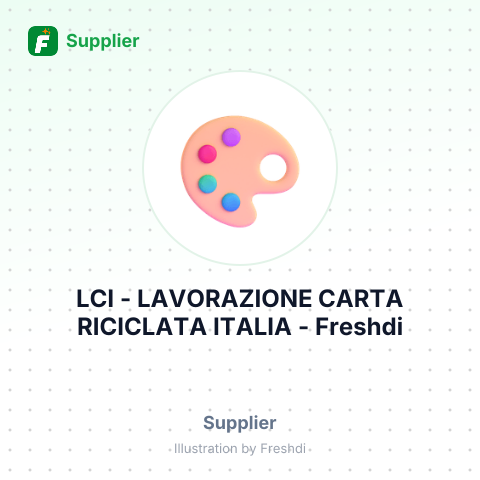 LCI - LAVORAZIONE CARTA RICICLATA ITALIA – summary card, no photo uploaded yet