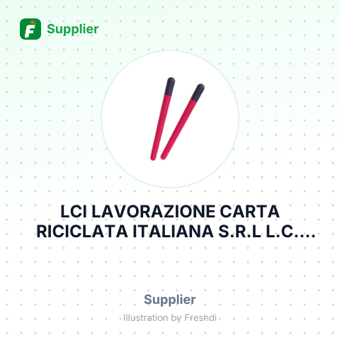 LCI LAVORAZIONE CARTA RICICLATA ITALIANA S.R.L L.C.I S.R.L – summary card, no photo uploaded yet