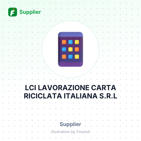 LCI LAVORAZIONE CARTA RICICLATA ITALIANA S.R.L – summary card, no photo uploaded yet