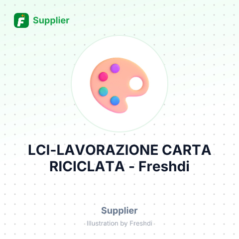 LCI-LAVORAZIONE CARTA RICICLATA – summary card, no photo uploaded yet