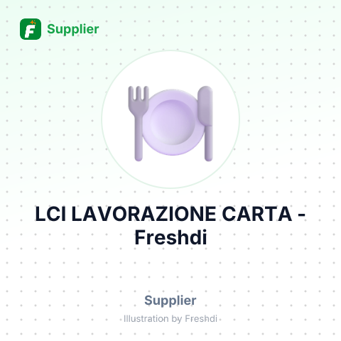 LCI LAVORAZIONE CARTA – summary card, no photo uploaded yet