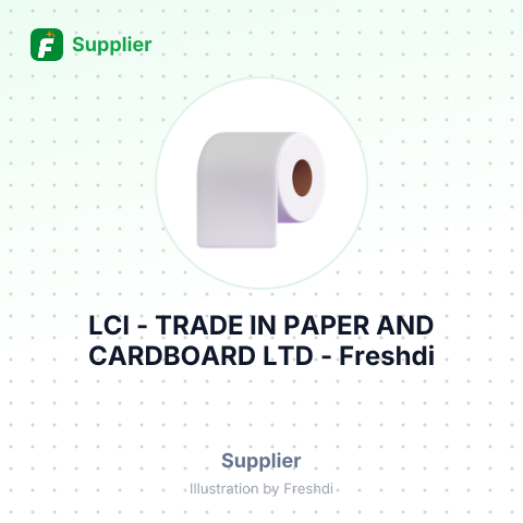 LCI - TRADE IN PAPER AND CARDBOARD LTD – summary card, no photo uploaded yet