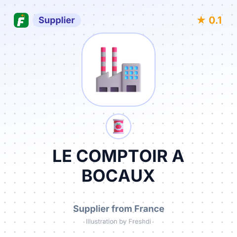 LE COMPTOIR A BOCAUX – summary card, no photo uploaded yet