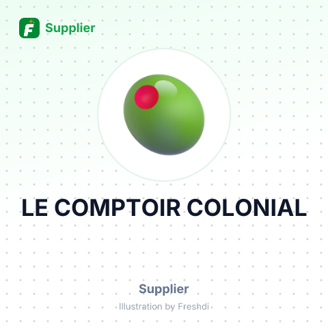 LE COMPTOIR COLONIAL – summary card, no photo uploaded yet