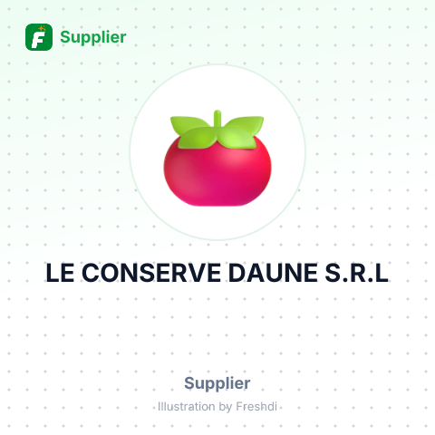 LE CONSERVE DAUNE S.R.L – summary card, no photo uploaded yet