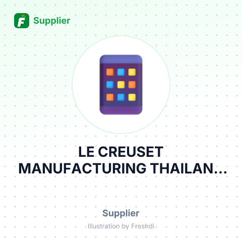 LE CREUSET MANUFACTURING THAILAND CO., LTD – summary card, no photo uploaded yet