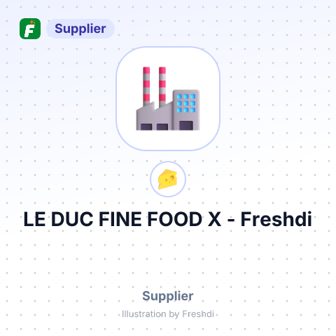 LE DUC FINE FOOD X – summary card, no photo uploaded yet