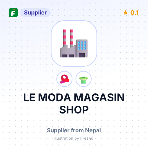 LE MODA MAGASIN SHOP – summary card, no photo uploaded yet