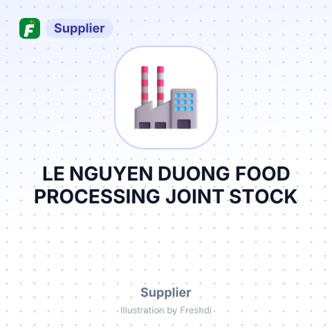 LE NGUYEN DUONG FOOD PROCESSING JOINT STOCK COMPANY – summary card, no photo uploaded yet