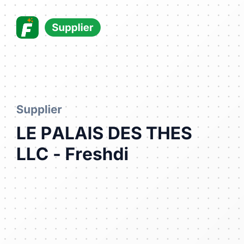 LE PALAIS DES THES LLC – summary card, no photo uploaded yet