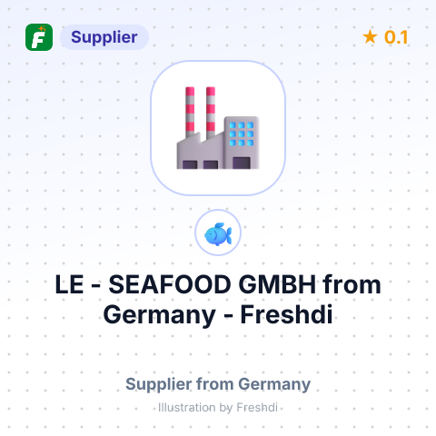 LE - SEAFOOD GMBH – summary card, no photo uploaded yet
