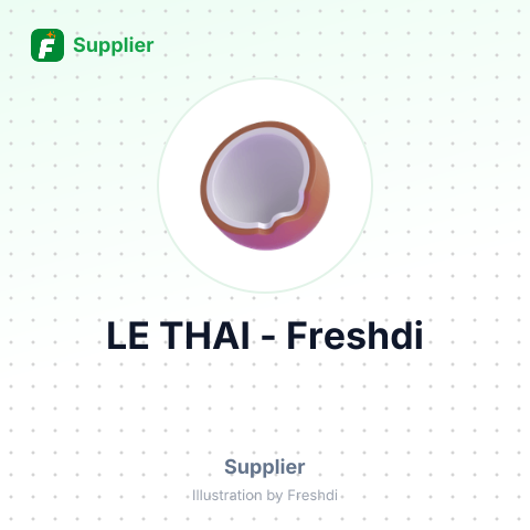 LE THAI – summary card, no photo uploaded yet