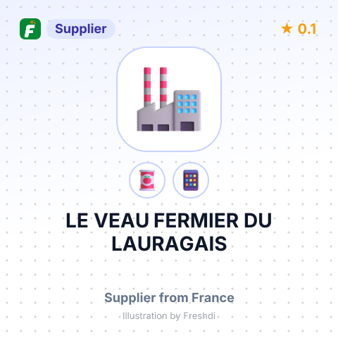 LE VEAU FERMIER DU LAURAGAIS – summary card, no photo uploaded yet