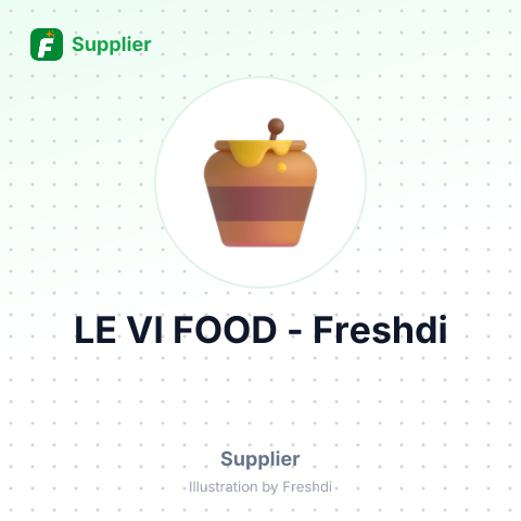 LE VI FOOD – summary card, no photo uploaded yet