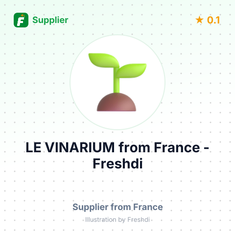 LE VINARIUM – summary card, no photo uploaded yet