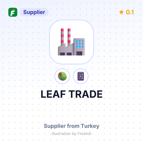 LEAF TRADE – summary card, no photo uploaded yet