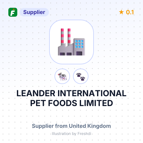 LEANDER INTERNATIONAL PET FOODS LIMITED – summary card, no photo uploaded yet