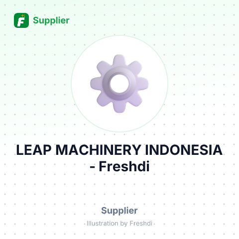 LEAP MACHINERY INDONESIA – summary card, no photo uploaded yet
